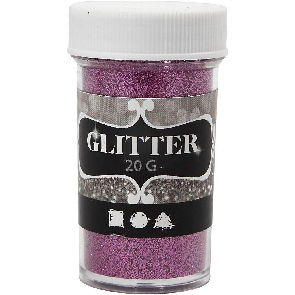 Glitter 20g pink - www. kunstundspiel .de 284284