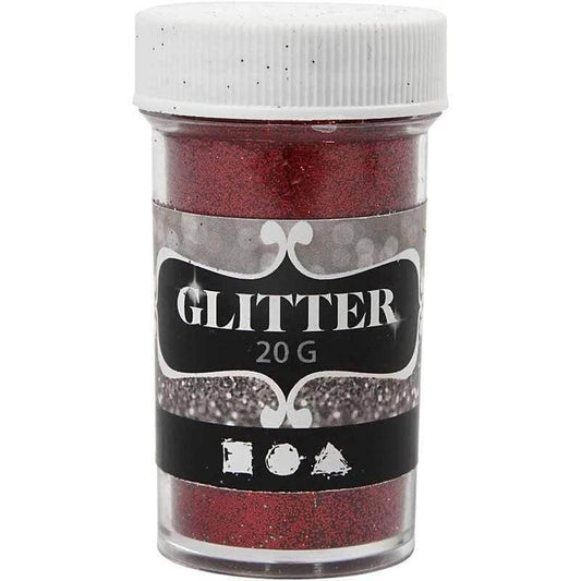 Glitter 20g rot cchobby