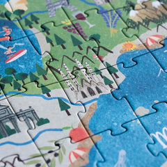 Puzzle 200 Teile - Europa entdecken
