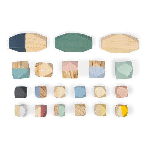 Holz Bausteine "Sweet Cocoon" 20 Stück Jura Toys
