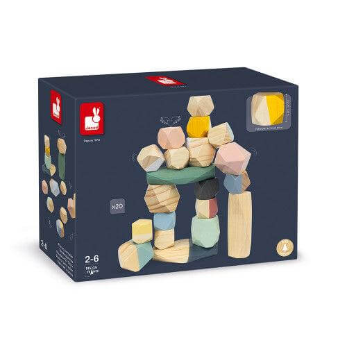 Holz Bausteine "Sweet Cocoon" 20 Stück Jura Toys