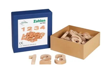 Holz Zahlen - 30 Stk. - 5200050 Egermann