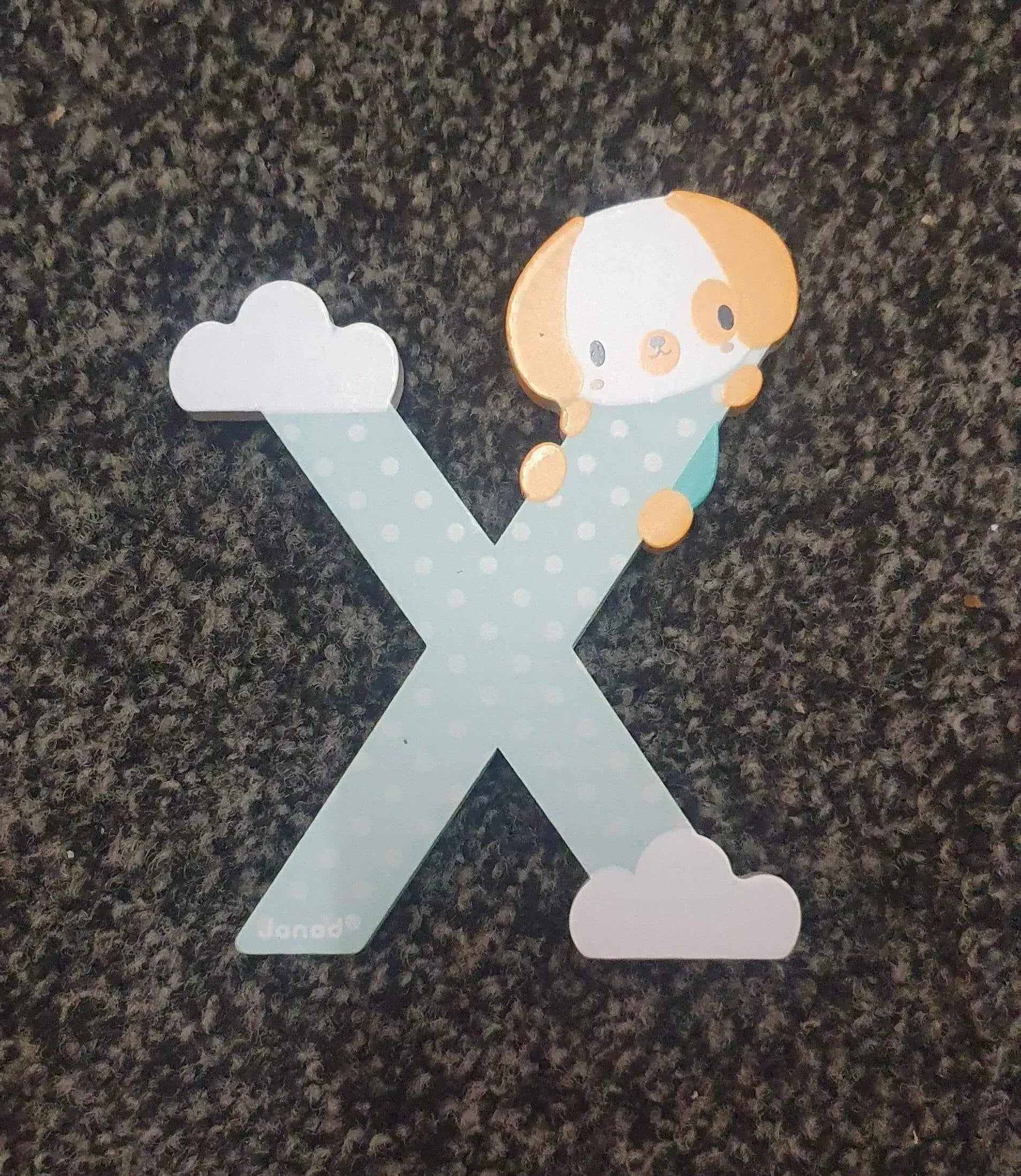Holzbuchstabe X pastell Jura Toys