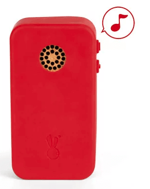 Holzhandy mit 7 Sounds Jura Toys