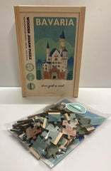Holzpuzzle 60 Teile - Schloss Neuschwanstein Miwoodo