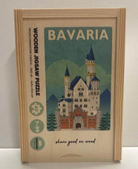 Holzpuzzle 60 Teile - Schloss Neuschwanstein Miwoodo