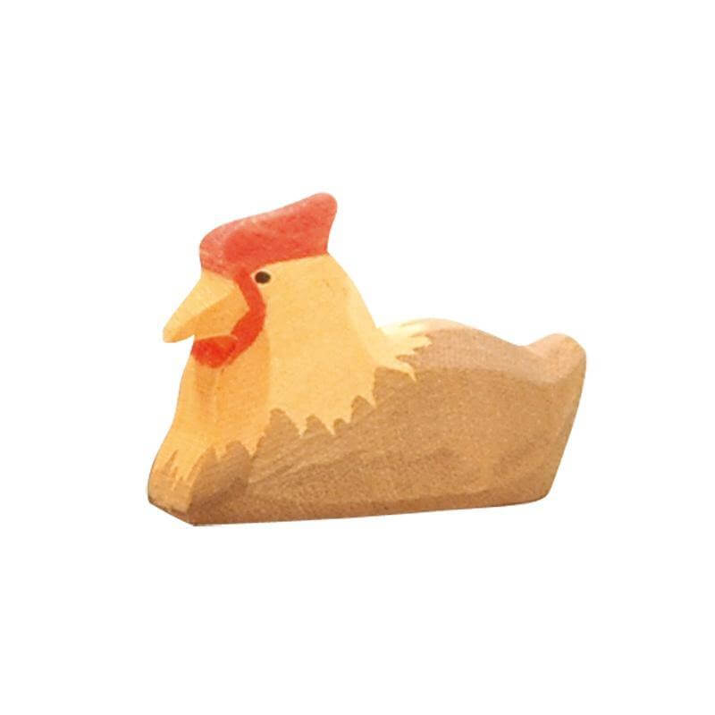 Huhn braun liegend Ostheimer