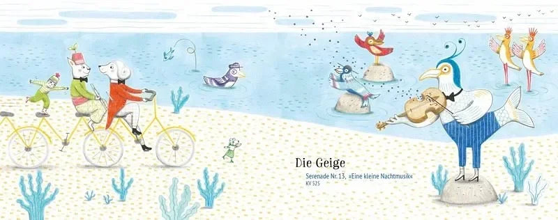 Ich entdecke Mozart und seine Instrumente - Mein kleines Klangbuch - 9783219118902 Annette Betz Verlag