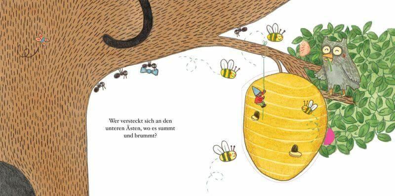 Im Baum ist was los - Pappbilderbuch mit Klappen Annette Betz Verlag