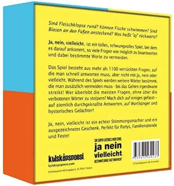 Ja Nein Veilleicht Ein lustiges Wortspiel - Kylskapspoesi