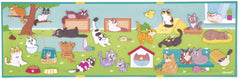Bunte Katzen-Puzzle-Spielzeug mit nachhaltigem Design für Kinder, ideal zum Basteln und Spielen