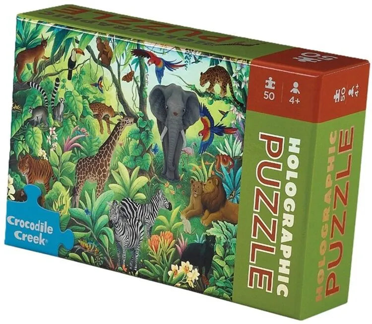 Holografisches Puzzle - Dschungelparadies 50 Teile