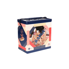 Kapla Box 120 Teile - rosa,rot,blau Kapla