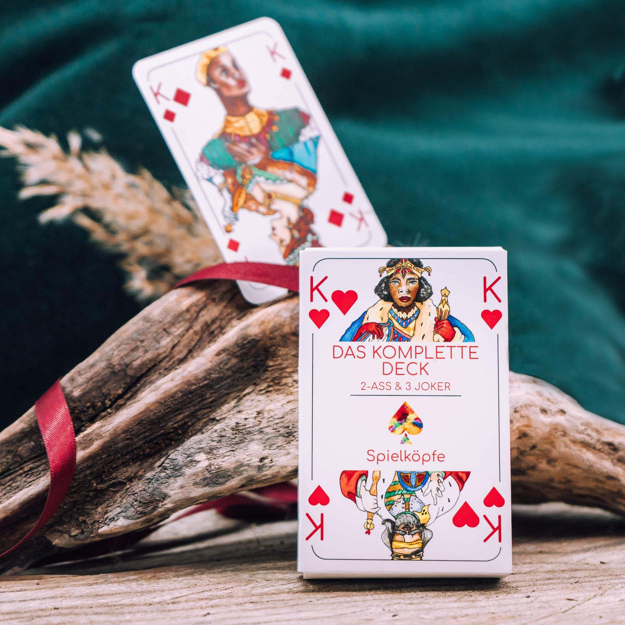 Kartendeck komplett - gendergerecht, vielfältig und nachhaltig Spielköpfe
