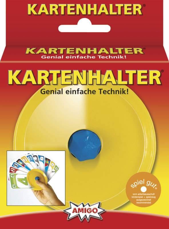Kartenhalter gelb - www. kunstundspiel .de 04920
