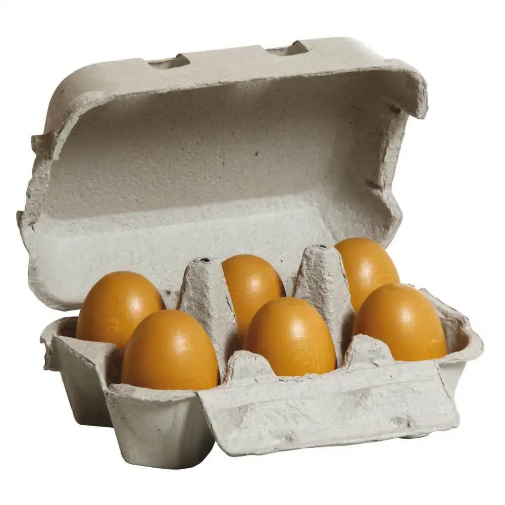 Eier braun im Karton Erzi