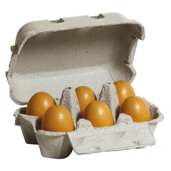 Eier braun im Karton Erzi