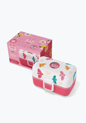 Kinder-Lunchbox Tresor Rose Birds Brotzeit - Monbento