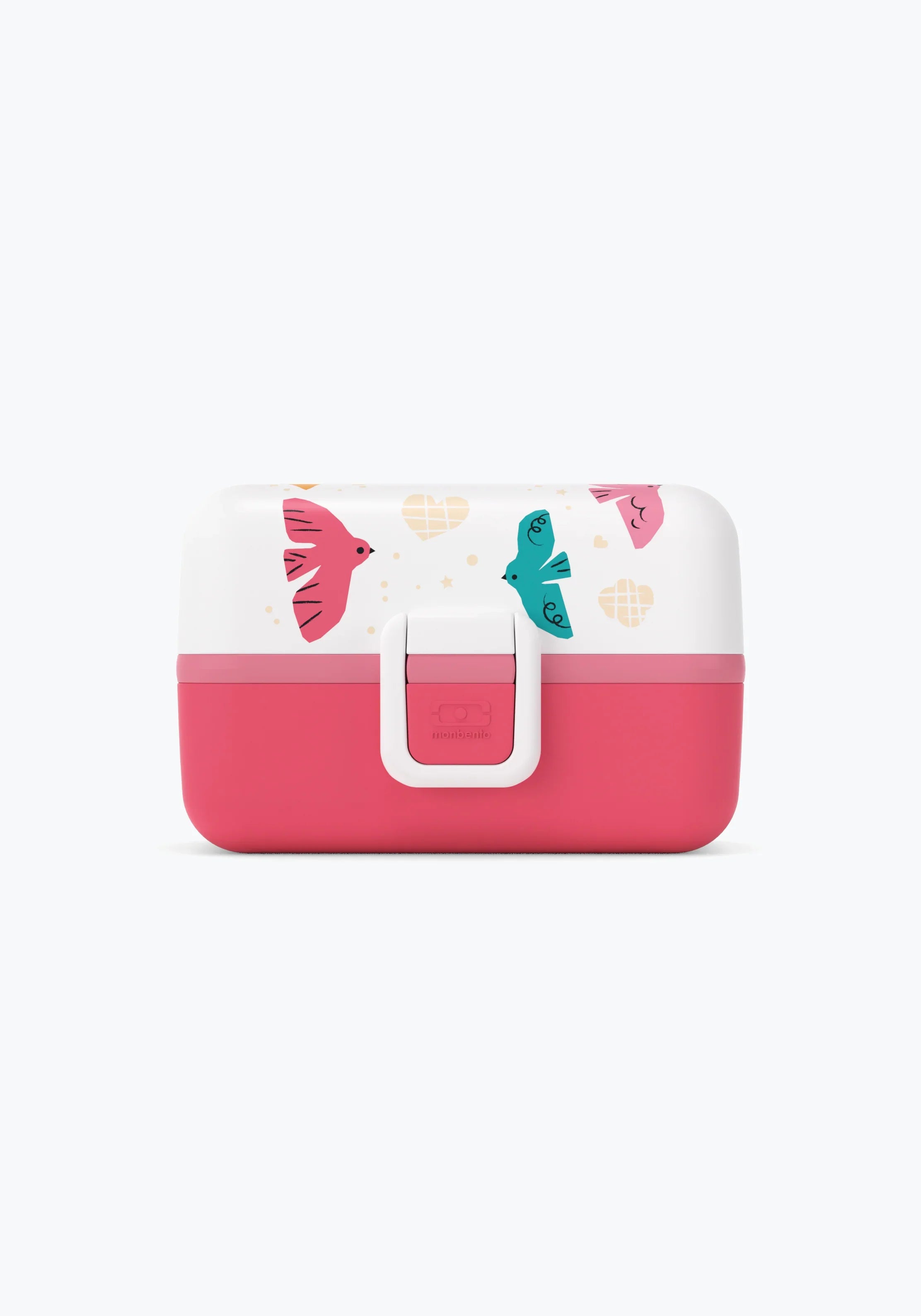Kinder-Lunchbox Tresor Rose Birds Brotzeit - Monbento