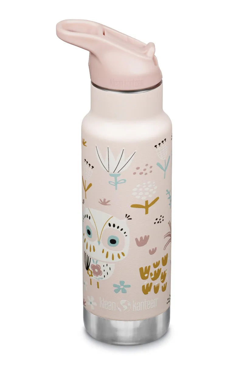 Klean Kanteen Kid Isolierflasche 355ml Kindertrinkflasche Eule - 1011213 Kleankanteen
