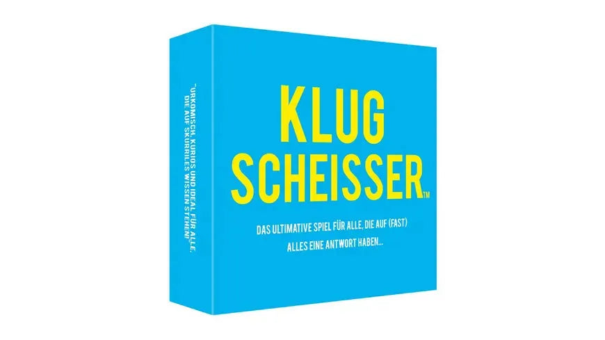 Klugscheisser - Das außergewöhnliche Quizspiel für kurioses Wissen! - 7331672430028 Kylskapspoesi