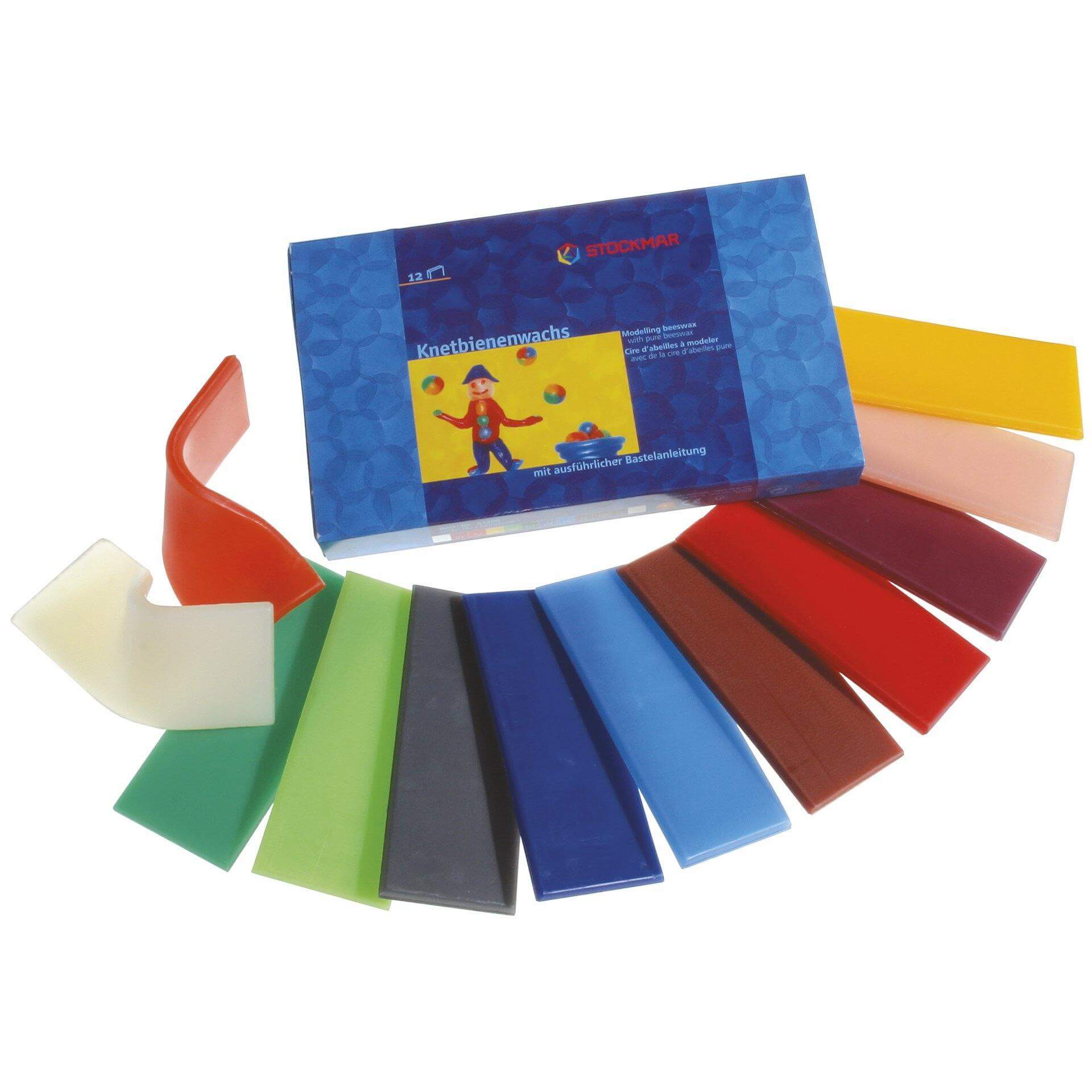 Knetbienenwachs 12 Farben Stockmar