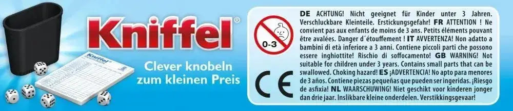 Kniffel - Reisespiel in der Metalldose - 52400302 Schmidt Spiele