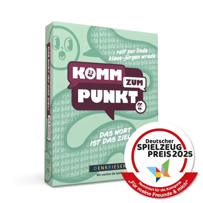 Komm zum Punkt – Wortspiel-Spiel mit Deutschem Spielzeugpreis 2025, ideal für Kinder & Familien