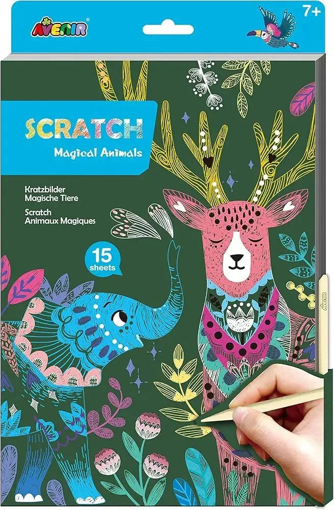 Kratzbilder Groß mit Kratzstift in verschiedenen Motiven - 6307449 Carletto