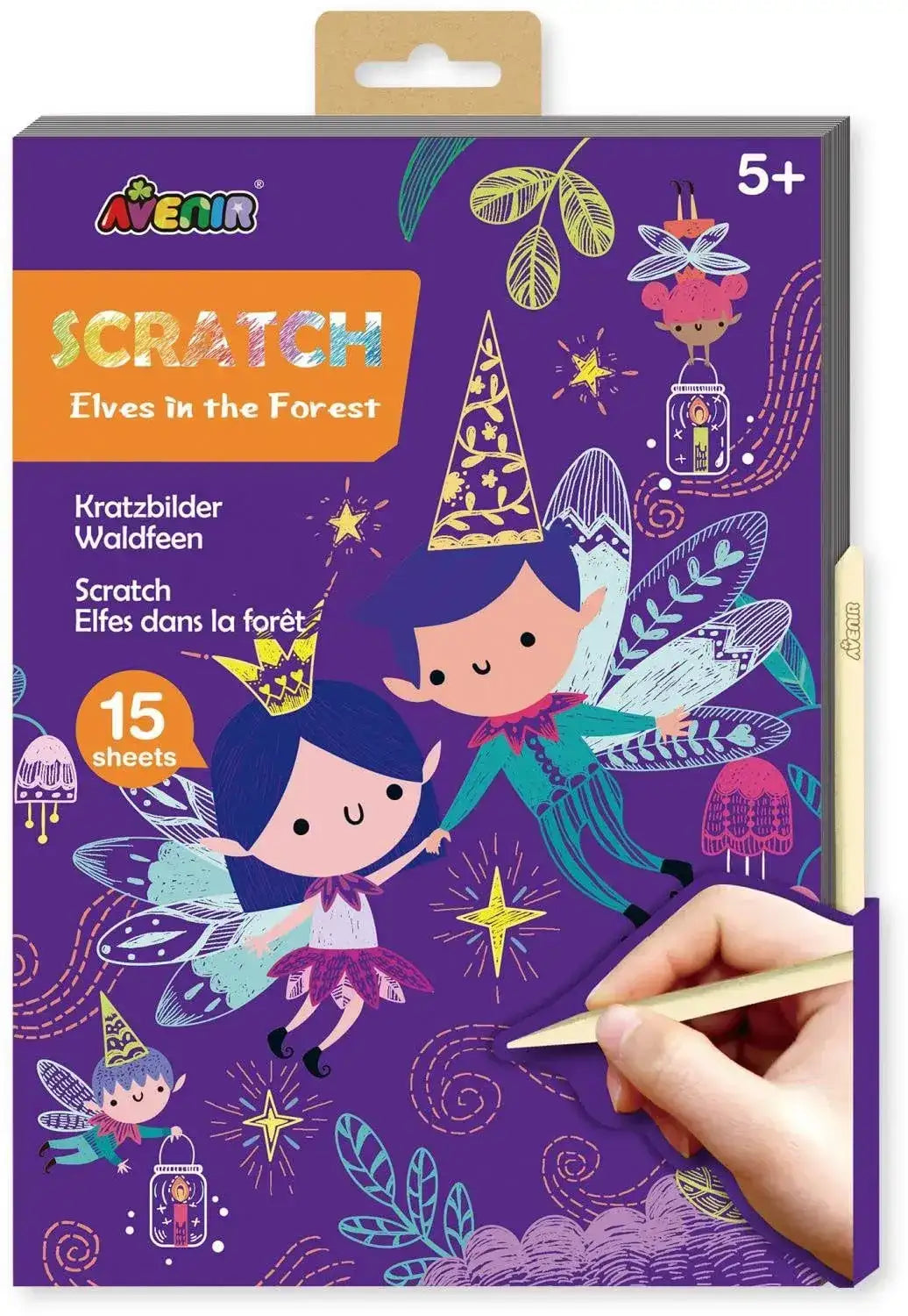 Kratzbilder mit Kratzstift in verschiedenen Motiven - 6307450 Carletto