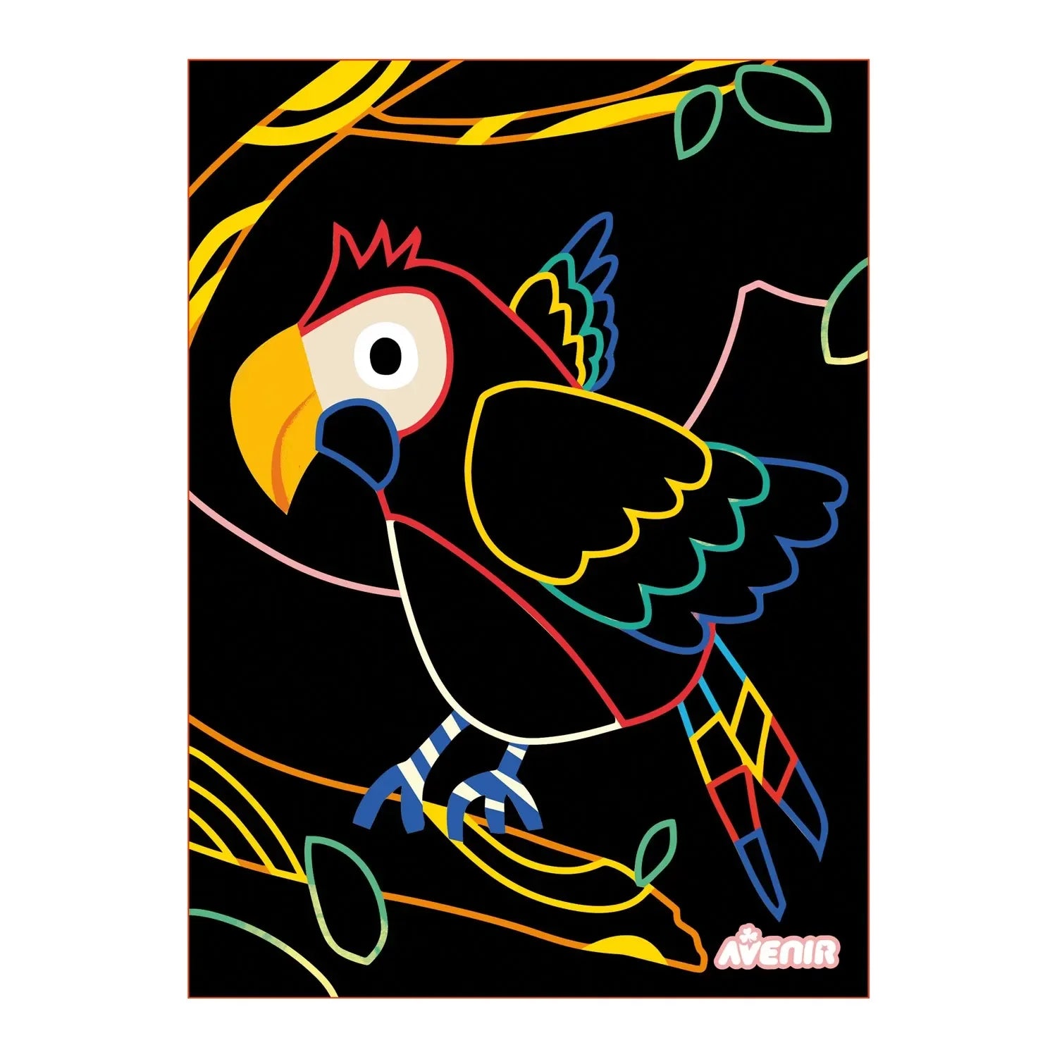 Kratzbilder Vogel - Carletto