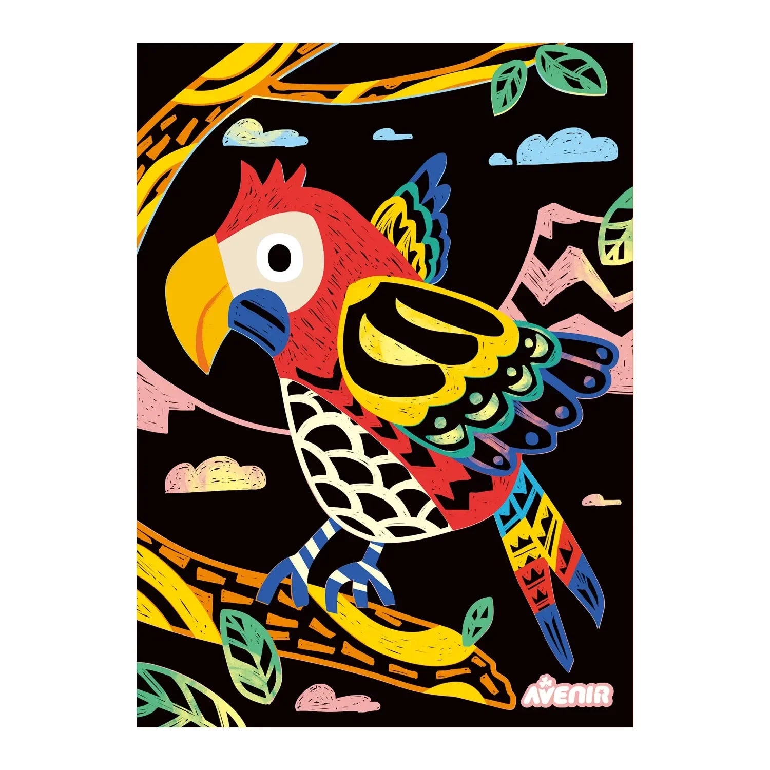 Kratzbilder Vogel - Carletto