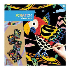 Kratzbilder Vogel Carletto