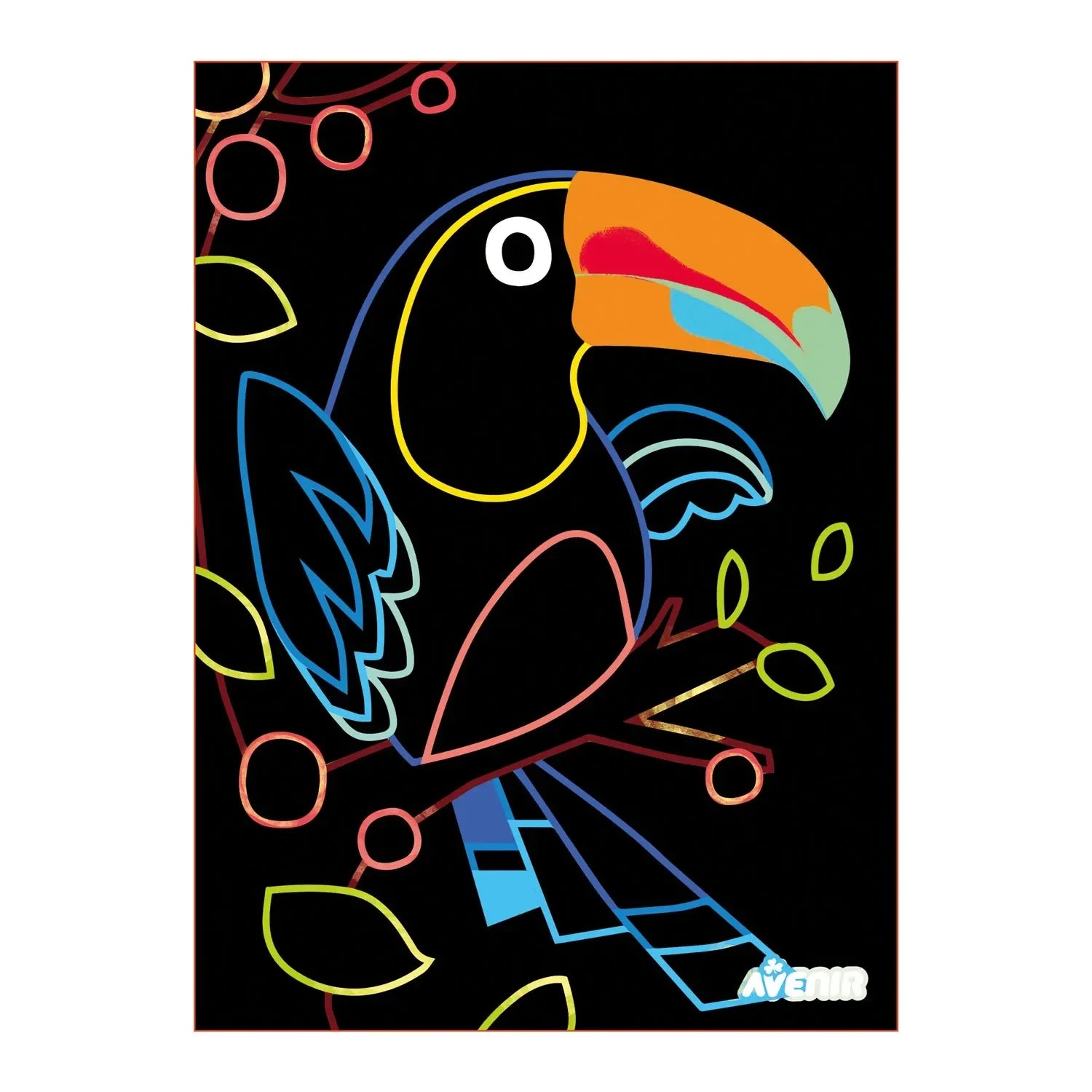 Kratzbilder Vogel - Carletto