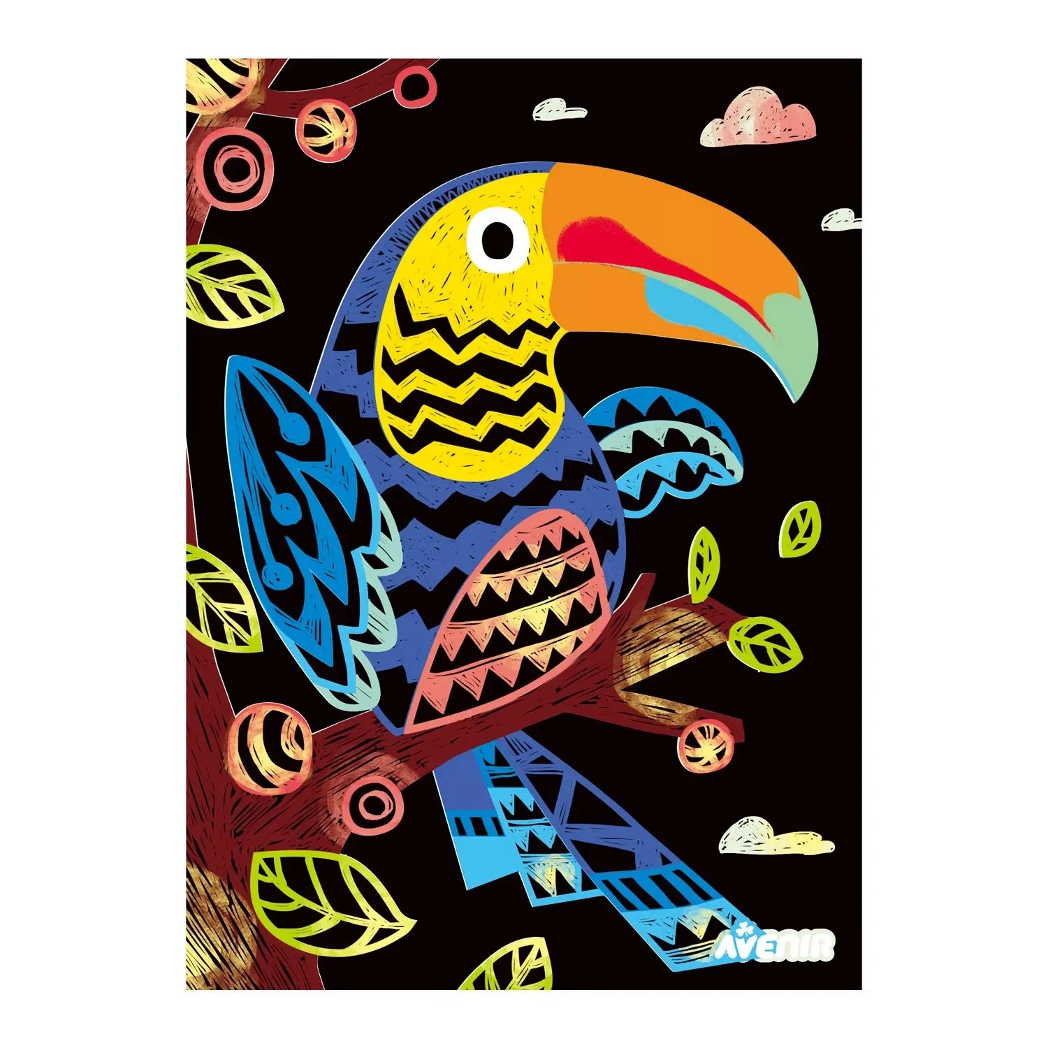 Kratzbilder Vogel - Carletto