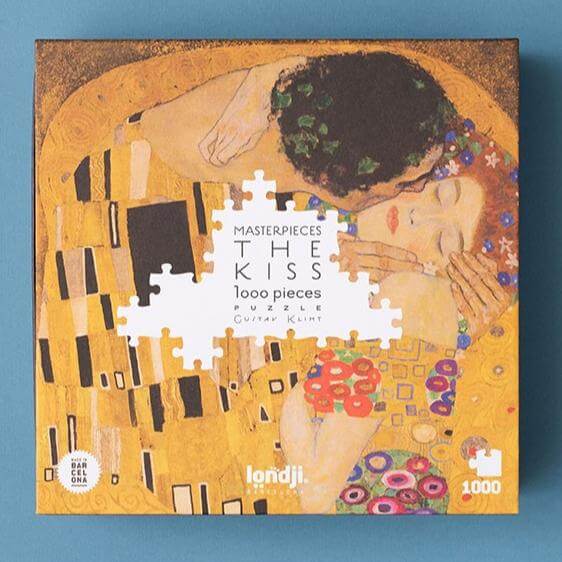 Puzzle 1000 Teile: Der Kuss - Gustav Klimt Londji