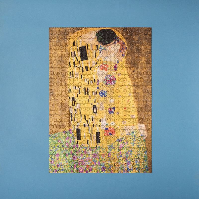 Puzzle 1000 Teile: Der Kuss - Gustav Klimt Londji