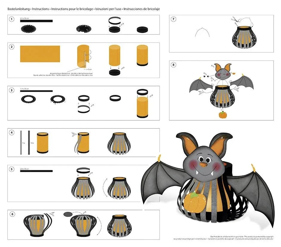 Laternenbastelset Fledermaus - 18720003F URSUS