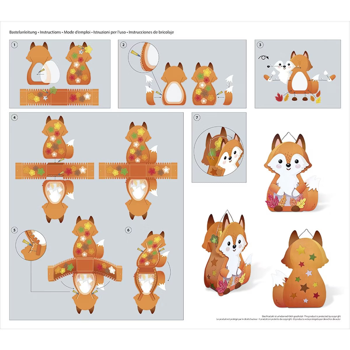 Laternenbastelset Fuchs - 1874001F URSUS