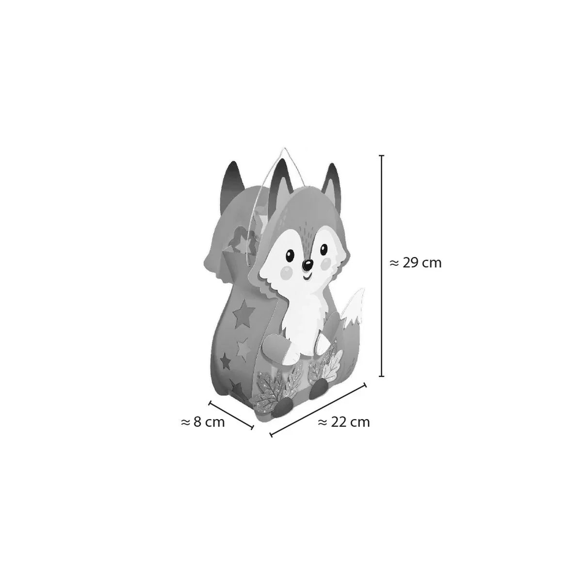 Laternenbastelset Fuchs - 1874001F URSUS