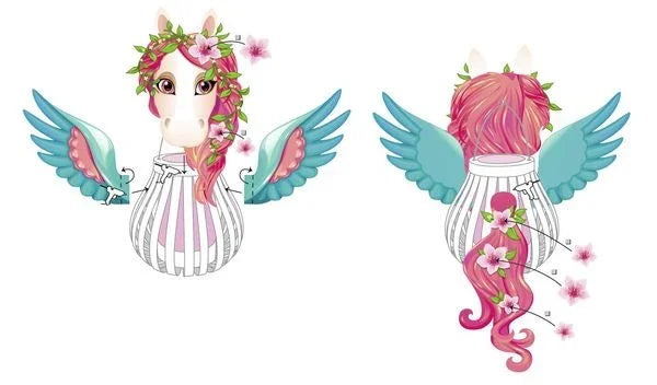 Laternenbastelset Pegasus - 18720016F URSUS