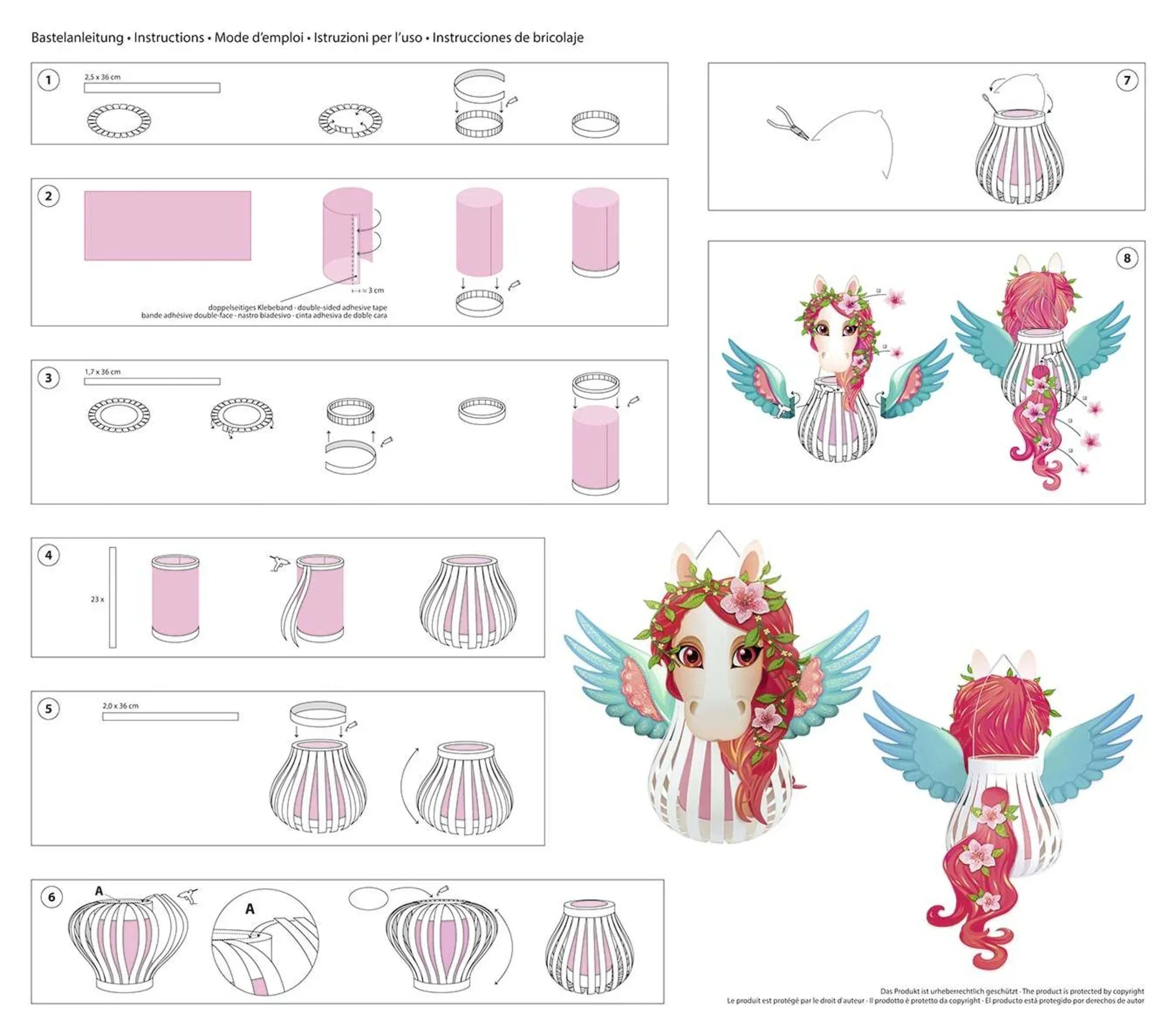 Laternenbastelset Pegasus - 18720016F URSUS