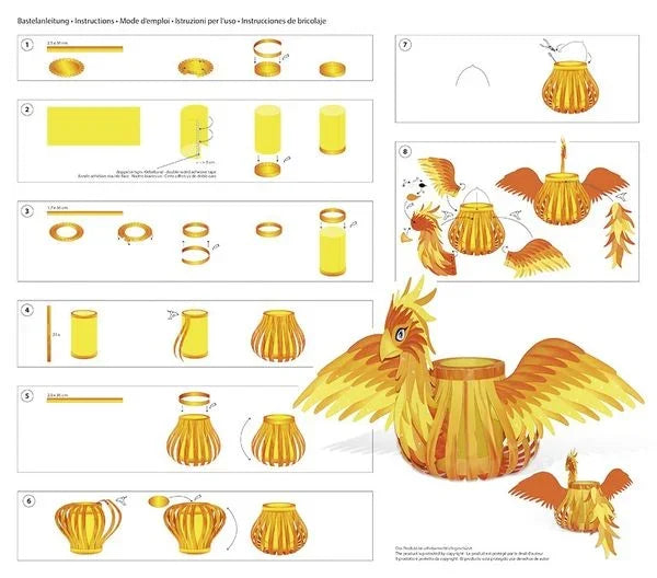 Laternenbastelset Phönix - 18720010F URSUS