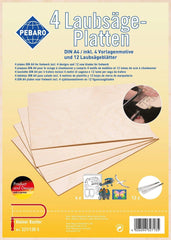 Laubsägeholz - 30x21 cm - DIN A4 Pebaro