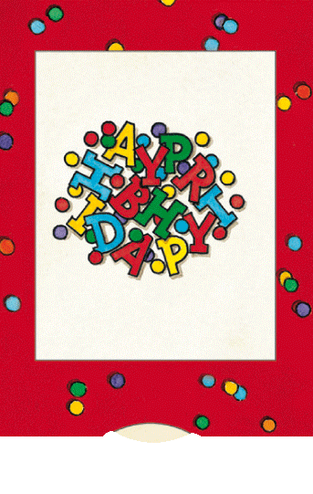 Lebende Karte Happy Birthday Ball - www. kunstundspiel .de 4260089020054