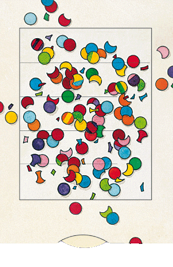 Lebende Karte Konfetti Herz Bärenpresse