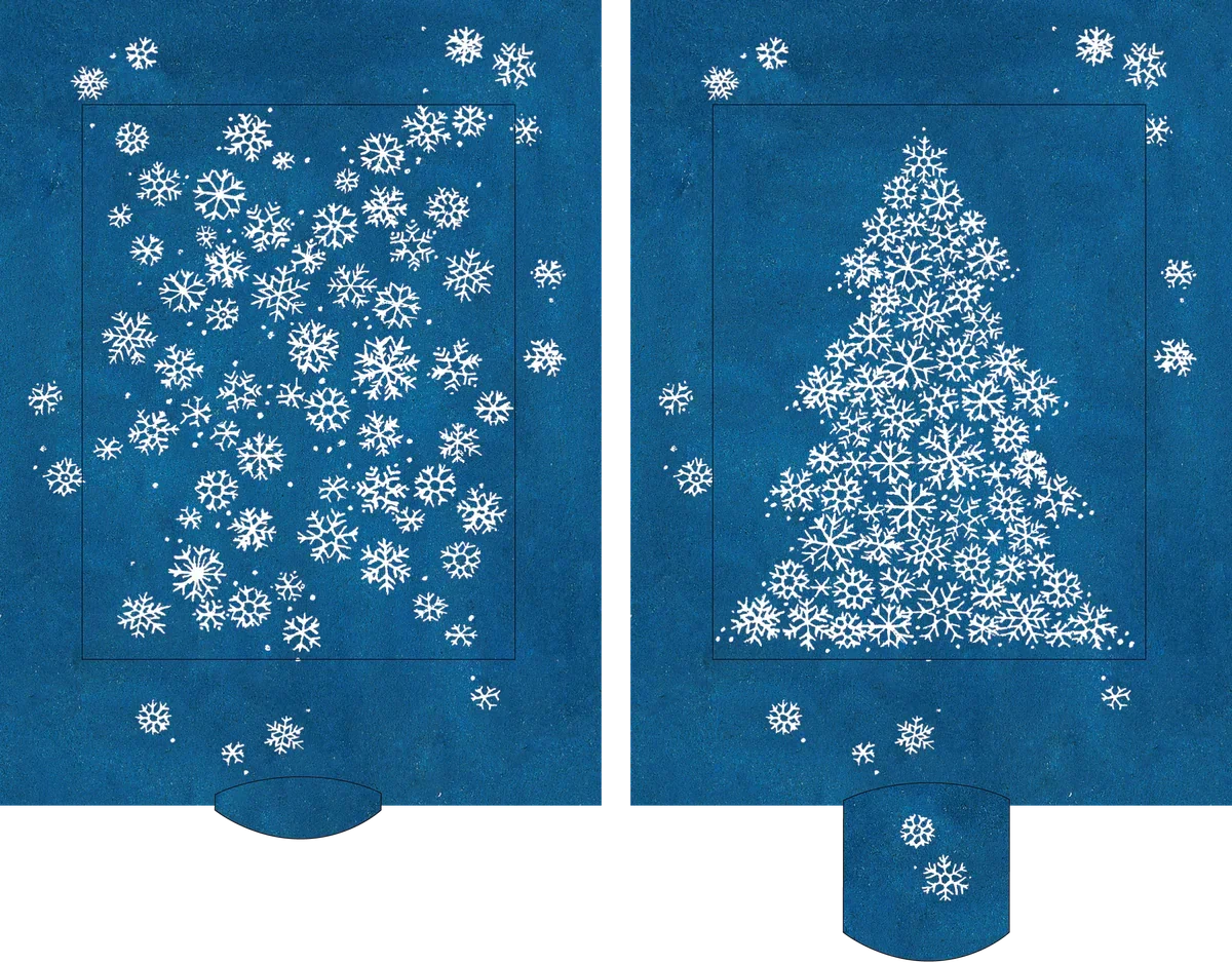 Lebende Karte Schneeflocke - 4260658711529 Bärenpresse