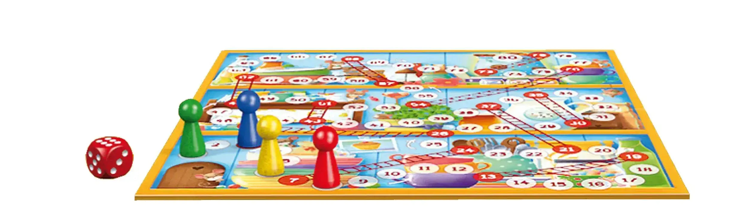 Leiterspiel - Reisespiel in der Metalldose - 51284 Schmidt Spiele