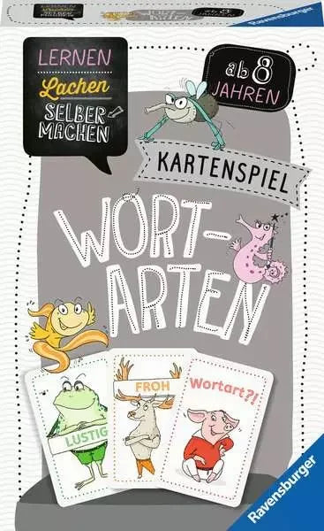 Lernkartenspiel Wortarten ab 8 Jahren