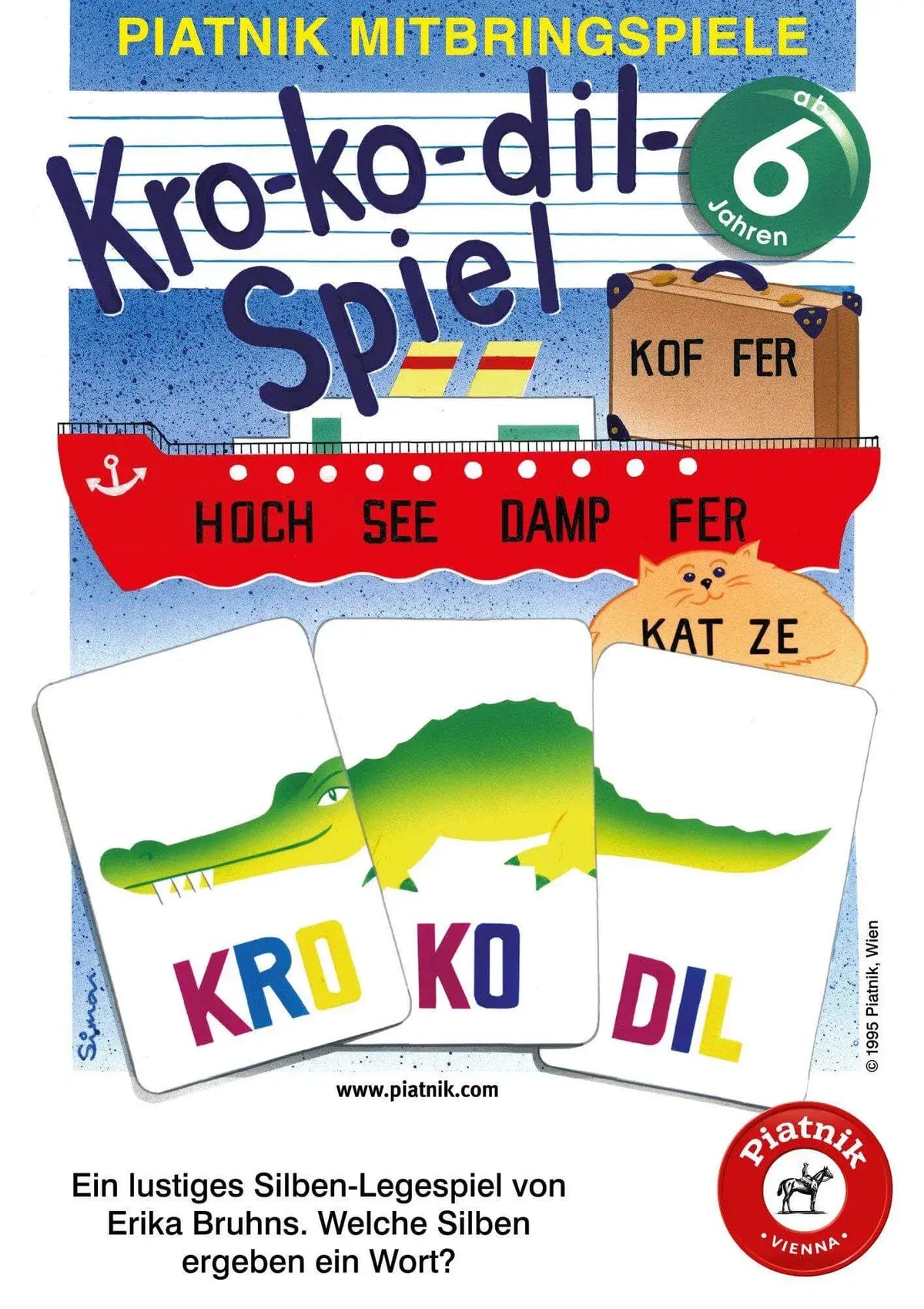 Lernspiel Kro-ko-dil Piatnik